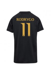 Real Madrid Rodrygo Goes #11 Jalkapallovaatteet Naisten Kolmaspaita 2023-24 Lyhythihainen
